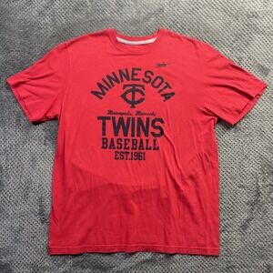 Minnesota Twins Baseball 1961 Nike T-Shirt Red XL #378